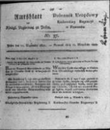 Amtsblatt der K&ouml;niglichen Regierung zu Posen. 1821.09.11 Nro.37