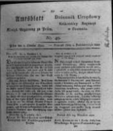 Amtsblatt der Königlichen Regierung zu Posen. 1821.10.02 Nro.40