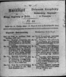 Amtsblatt der K&ouml;niglichen Regierung zu Posen. 1821.10.30 Nro.44