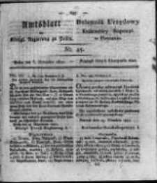 Amtsblatt der K&ouml;niglichen Regierung zu Posen. 1821.11.06 Nro.45