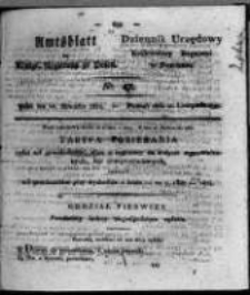 Amtsblatt der K&ouml;niglichen Regierung zu Posen. 1821.11.20 Nro.47