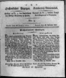 Oeffentlicher Anzeiger. 1821.01.16 Nro.3