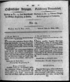 Oeffentlicher Anzeiger. 1821.05.08 Nro.19