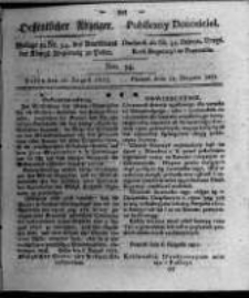 Oeffentlicher Anzeiger. 1821.08.21 Nro.34