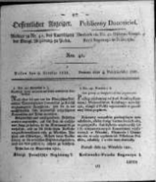 Oeffentlicher Anzeiger. 1821.10.09 Nro.41