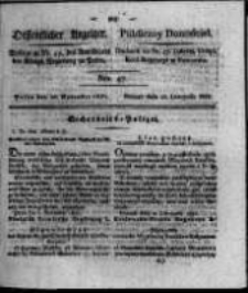 Oeffentlicher Anzeiger. 1821.11.20 Nro.47