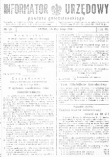 Informator Urzędowy Powiatu Gnieźnieńskiego 1934.02.17 R.83 Nr10