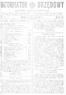 Informator Urzędowy Powiatu Gnieźnieńskiego 1934.03.17 R.83 Nr18