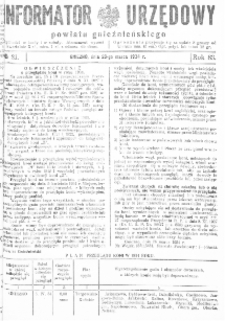 Informator Urzędowy Powiatu Gnieźnieńskiego 1934.03.28 R.83 Nr21
