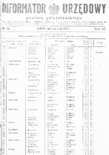 Informator Urzędowy Powiatu Gnieźnieńskiego 1934.05.02 R.83 Nr30