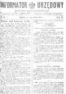 Informator Urzędowy Powiatu Gnieźnieńskiego 1934.06.16 R.83 Nr42