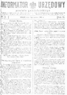 Informator Urzędowy Powiatu Gnieźnieńskiego 1934.06.27 R.83 Nr45