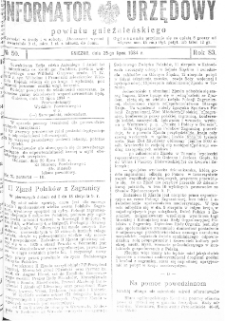 Informator Urzędowy Powiatu Gnieźnieńskiego 1934.07.25 R.83 Nr50