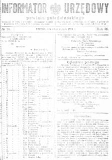 Informator Urzędowy Powiatu Gnieźnieńskiego 1934.08.15 R.83 Nr56