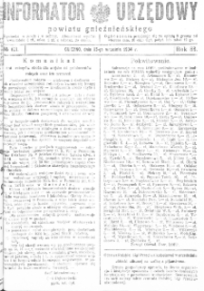 Informator Urzędowy Powiatu Gnieźnieńskiego 1934.09.15 R.83 Nr63