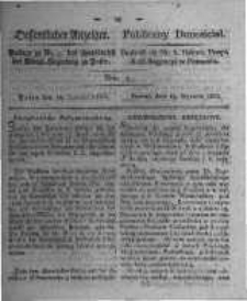 Oeffentlicher Anzeiger. 1822.01.15 Nro.3