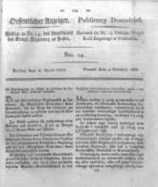 Oeffentlicher Anzeiger. 1822.04.02 Nro.14