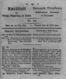 Amtsblatt der K&ouml;niglichen Regierung zu Posen. 1822.05.28 Nro.22