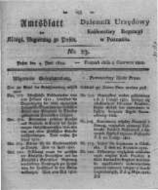 Amtsblatt der Königlichen Regierung zu Posen. 1822.06.04 Nro.23