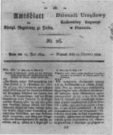 Amtsblatt der K&ouml;niglichen Regierung zu Posen. 1822.06.25 Nro.26
