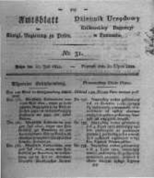 Amtsblatt der K&ouml;niglichen Regierung zu Posen. 1822.07.30 Nro.31