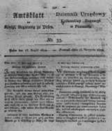 Amtsblatt der K&ouml;niglichen Regierung zu Posen. 1822.08.13 Nro.33