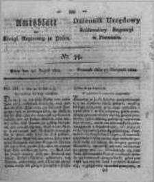 Amtsblatt der K&ouml;niglichen Regierung zu Posen. 1822.08.27 Nro.35