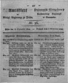 Amtsblatt der K&ouml;niglichen Regierung zu Posen. 1822.09.03 Nro.36