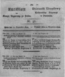 Amtsblatt der K&ouml;niglichen Regierung zu Posen. 1822.09.10 Nro.37