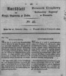 Amtsblatt der Königlichen Regierung zu Posen. 1822.11.26 Nro.48