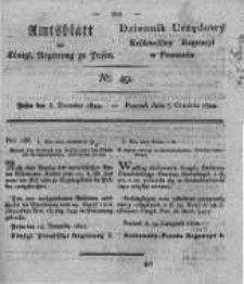 Amtsblatt der K&ouml;niglichen Regierung zu Posen. 1822.12.03 Nro.49