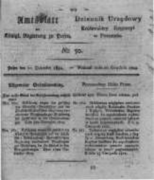Amtsblatt der K&ouml;niglichen Regierung zu Posen. 1822.12.10 Nro.50