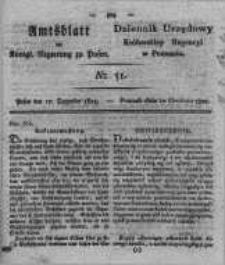 Amtsblatt der K&ouml;niglichen Regierung zu Posen. 1822.12.17 Nro.51
