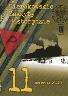 Sierakowskie Zeszyty Historyczne 2014 marzec Z.11
