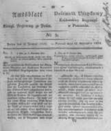 Amtsblatt der K&ouml;niglichen Regierung zu Posen. 1823.01.14 Nro.2