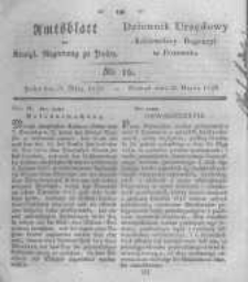 Amtsblatt der K&ouml;niglichen Regierung zu Posen. 1823.03.25 Nro.12