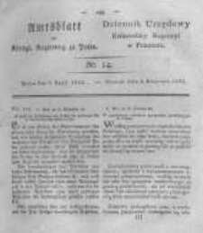 Amtsblatt der K&ouml;niglichen Regierung zu Posen. 1823.04.08 Nro.14