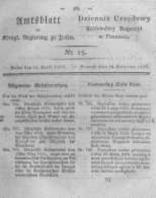 Amtsblatt der Königlichen Regierung zu Posen. 1823.04.15 Nro.15