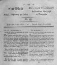 Amtsblatt der K&ouml;niglichen Regierung zu Posen. 1823.05.06 Nro.18