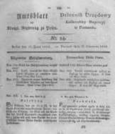 Amtsblatt der K&ouml;niglichen Regierung zu Posen. 1823.06.17 Nro.24