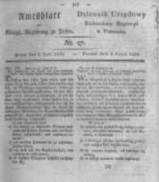 Amtsblatt der K&ouml;niglichen Regierung zu Posen. 1823.07.08 Nro.27