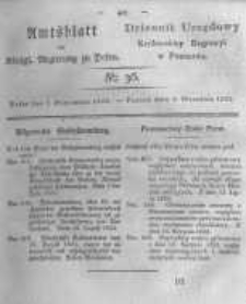 Amtsblatt der K&ouml;niglichen Regierung zu Posen. 1823.09.09 Nro.36