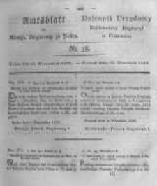 Amtsblatt der K&ouml;niglichen Regierung zu Posen. 1823.09.23 Nro.38