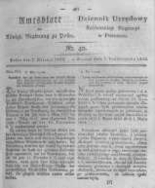 Amtsblatt der K&ouml;niglichen Regierung zu Posen. 1823.10.07 Nro.40