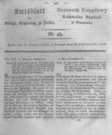Amtsblatt der Königlichen Regierung zu Posen. 1823.10.28 Nro.43