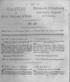 Amtsblatt der K&ouml;niglichen Regierung zu Posen. 1823.11.18 Nro.46