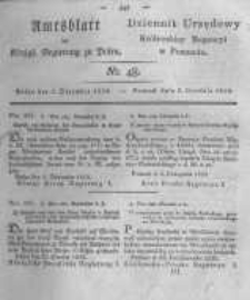 Amtsblatt der K&ouml;niglichen Regierung zu Posen. 1823.12.02 Nro.48