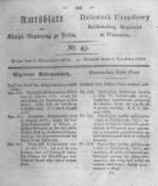 Amtsblatt der K&ouml;niglichen Regierung zu Posen. 1823.12.09 Nro.49