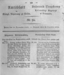 Amtsblatt der K&ouml;niglichen Regierung zu Posen. 1823.12.16 Nro.50