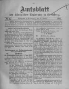 Amtsblatt der K&ouml;niglichen Preussischen Regierung zu Bromberg. 1904.01.21 No.3